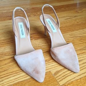 Steve Madden Pink Suede Heels